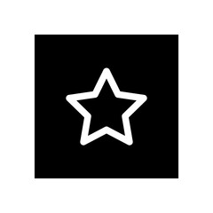 Obraz premium star glyph icon