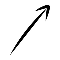 Hand drawn crayon spiral and straight arrow. Black curved and straight doodle arrows. Grunge charcoal sketch pointers and direction lines. pastel pencil, black chalk or marker brush stroke