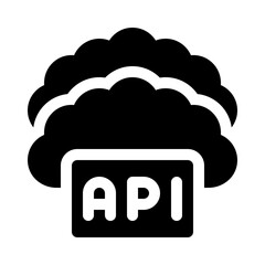 Cloud glyph icon