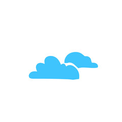simple cloud vector
