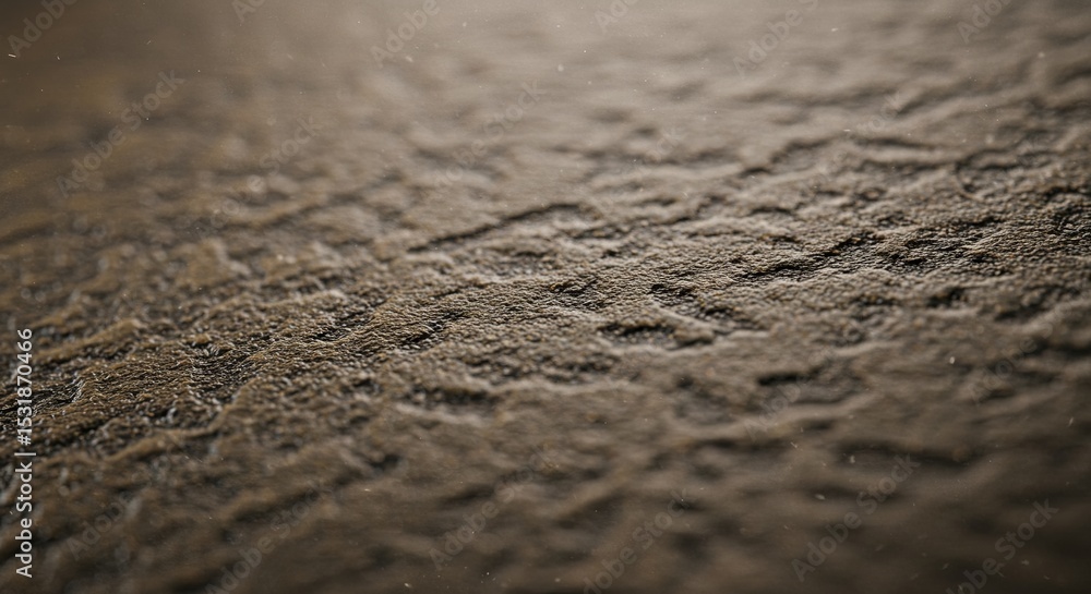 Poster The image is of a sandy surface with a few small rocks scattered around