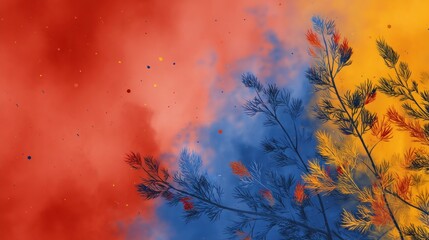 Background for freedom day celebration greeting with festive colors