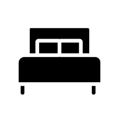 bed glyph icon