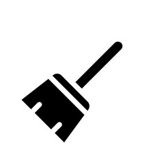 broom glyph icon