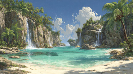 Fototapeta premium TropicalSolitude 