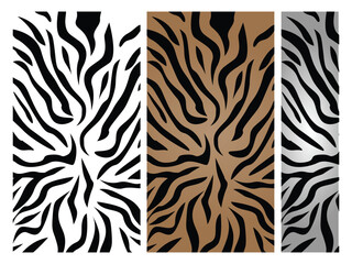 zebra pattern motif, for background and ornaments