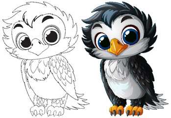 Adorable Baby Penguin Illustration