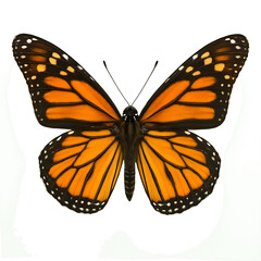 butterfly on transparent background