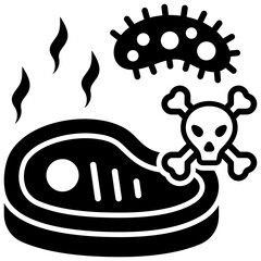 Contaminated Meat Icon