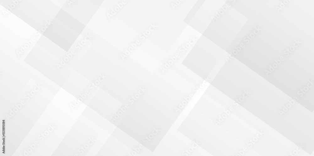 Poster abstract overlap white and gray overlap triangle geometric technology pattern. minimal rectangle ran