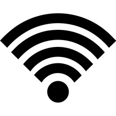 a wi fi signal icon with bars For network Strength 