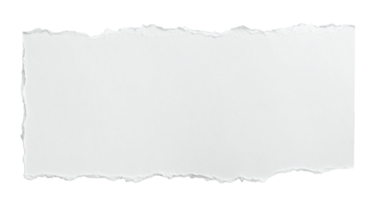 Torn paper with a clean edge for design use.