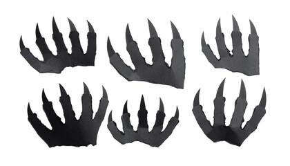 Obraz premium Unique black claw tools for various applications.
