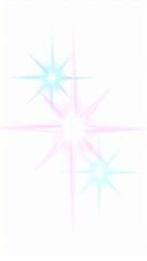 Pastel Pink And Blue Sparkling Stars Light Effect