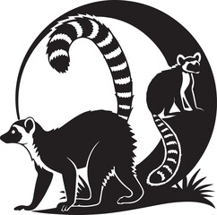 vector illustration of a panda