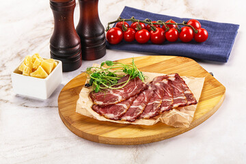 Italian pork sausage - prosciutto crudo