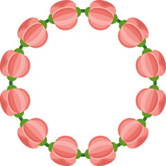 Wreath of Pink Flower
