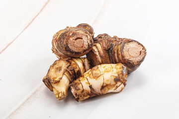 Natural organic raw ginger root