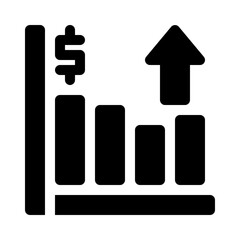 Business Growth glyph icon