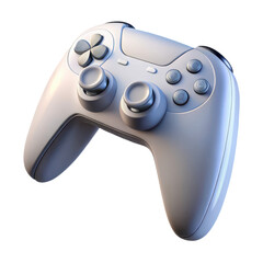 3d Gamepad controller device illustration on transparent background