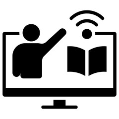 Online Learning Icon