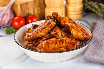 Buffalo chicken wings barbecue sauce