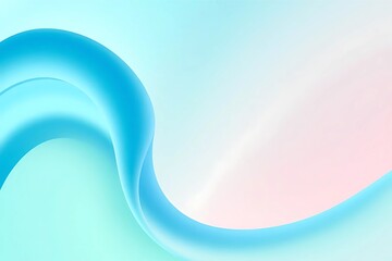 Abstract blue wave design with a smooth, flowing curve and a vibrant light effect