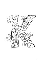 letters for nature themes