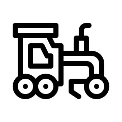 Grader line icon