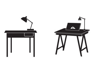 Fototapeta premium table and chairs desk, business, computer