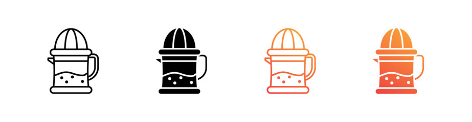 Squeezer Multiple Style Icon Set 