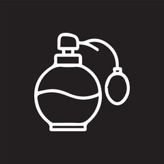 Elegant Perfume Bottle Illustration Minimalist Beauty and Fragrance