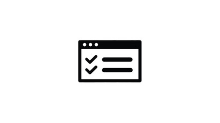 Essential Checklist Icon:  Website UI Element for Project Management & Task Completion
