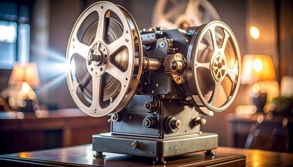 Obraz premium Vintage film projector