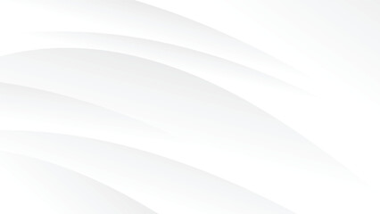 abstract white background with decorative curve line and smooth texture