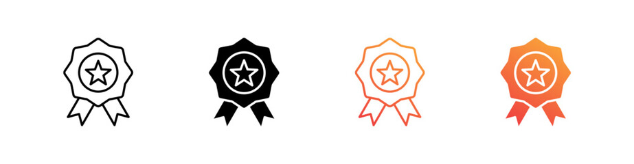 Reward Multiple Style Icon Set 