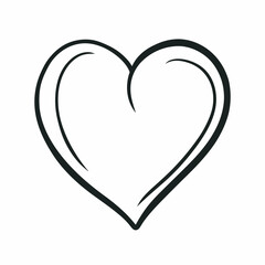 Doodle Style Heart Icons – Romantic Hand-Drawn Love Symbols