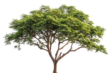 High-resolution almond tree (Badaam) isolated on pristine transparent background — detailed PNG cutout ideal for landscape design, botanical illustrations and eco-friendly architectural renderings