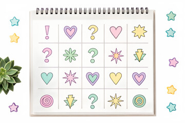 Colorful Planner Stickers Collection