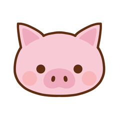ぶたのアップ