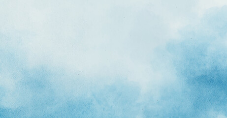 Abstract watercolor art background template. blue and white watercolor backdrop empty space for text, banner, presentation or product display graphic design