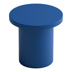 Obraz premium Blue Round Cylinder Table - 3D Render