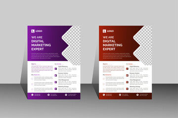 Digital Marketing Flyer Template for Business and Agency