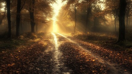 morning in the forest