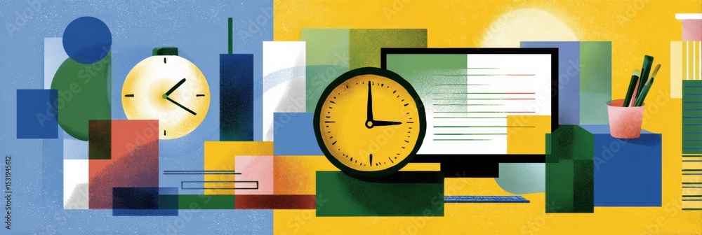 Poster effective time management strategies for teens presented through engaging digital-style infographic 