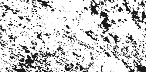 Dust overlay distress grungy effect paint. Black and white grunge seamless texture. Dust and scratches grain texture on white and black background.	