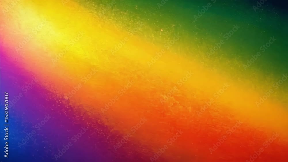 Poster textured background gradient of vibrant colors across the spectrum creates an energetic and cheerful