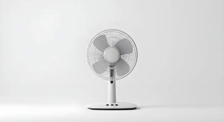 white fan mockup