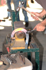making the horseshoe