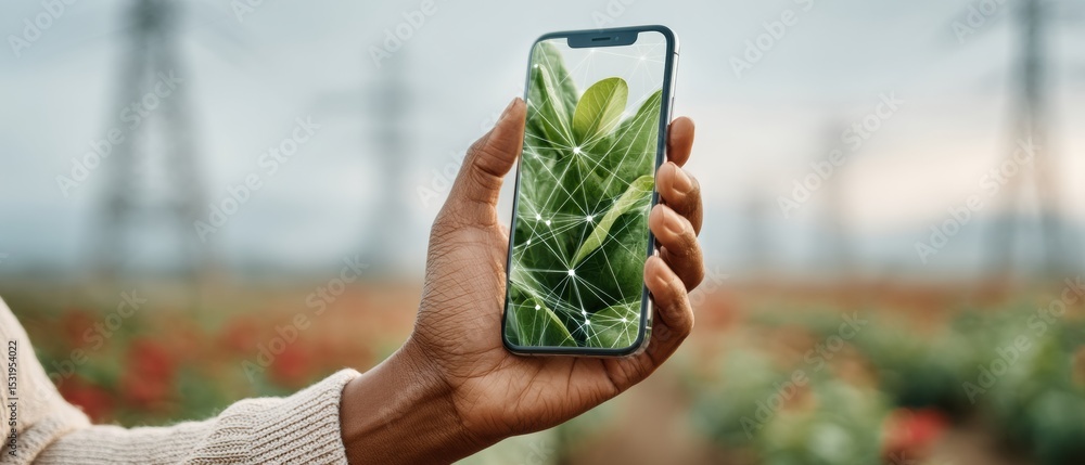 Poster Pollution Monitoring Smartphone Visualizing Electromagnetic Field Network with Transmission Towers and City Lights for Environmental Health Awareness